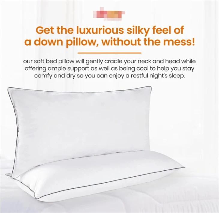 Kapok Fiber Filled Sleeping Pillows